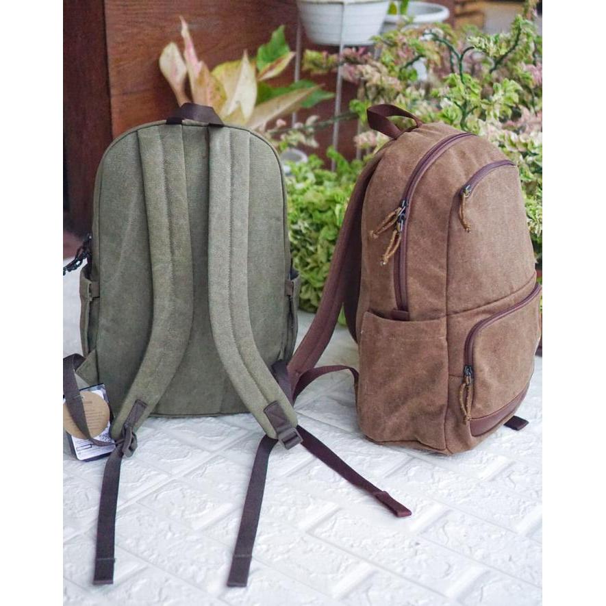 RANSEL EIGER COUPES CANVAS WS 1.0 BACKPACK 7150 - TAS PUNGGUNG - TAS SEKOLAH - TAS WANITA