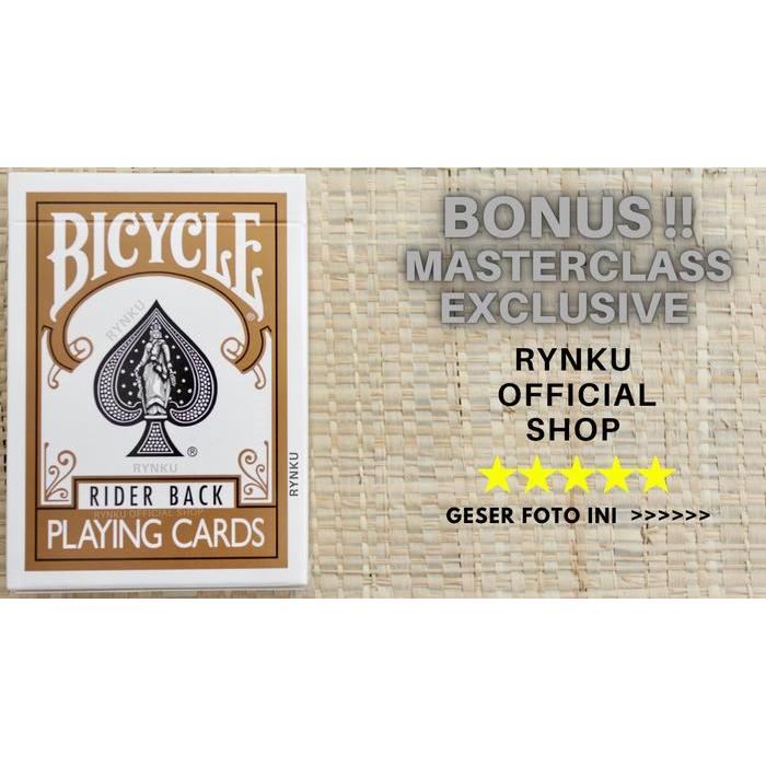Terlaris KARTU REMI BICYCLE GOLD BACK PLAYING CARD - PUNGGUNG EMAS + BONUS SALE