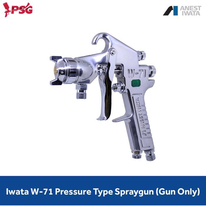 IWATA W-71 PRESSURE TYPE SPRAYGUN (GUN ONLY)