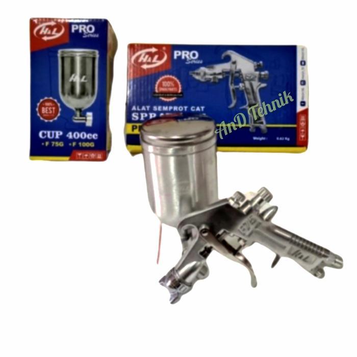 SPRAY GUN / SPIT CAT DUCO F75 TABUNG ATAS