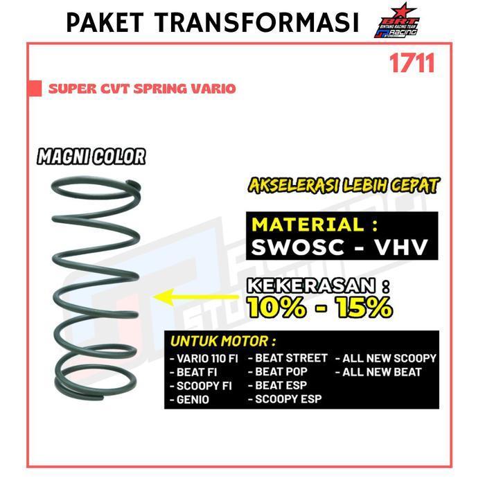 PER CVT / CVT SPRING BRT VARIO 110 FI/BEAT FI/BEAT ESP/GENIO/SCOOPY FI