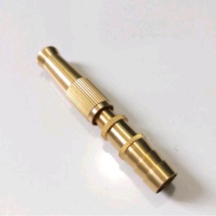 Sprayer Brass Semprotan Air Lurus Kuningan Kepala Selang Air Nozzle Sprayer