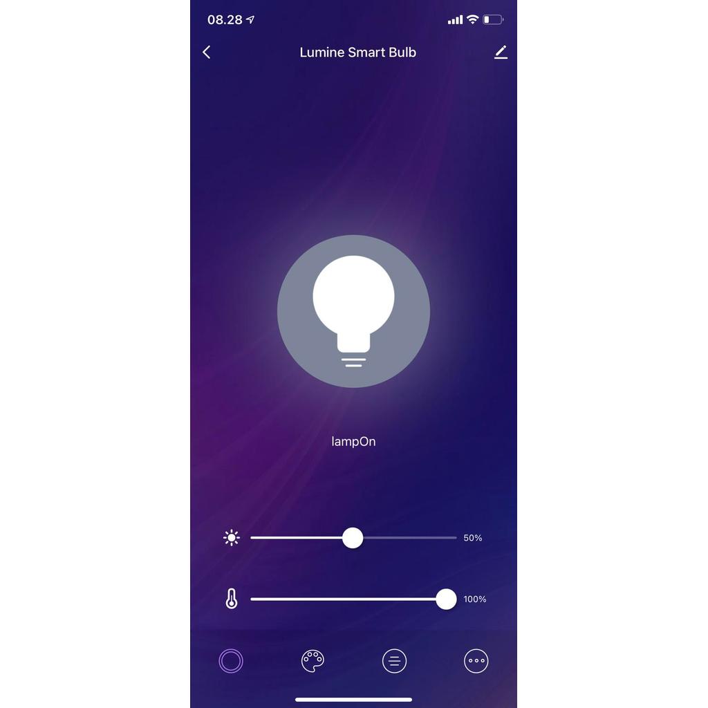 LUMINE Smart Light Bulb LED 8W RGB+WW WiFi Lamp not Bardi Arbit