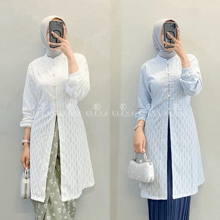 PREMIUM Khalifa tunik 9099 tunik katbol tunik kekinian tunik wanita trendy tunik polos kondangan
