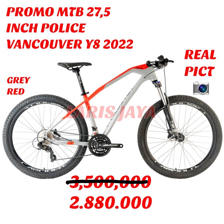 PROMO sepeda gunung mtb 27,5 inch element police vancouver y8 sepeda mtb POLICE CALIFORNIA NL 27 SP