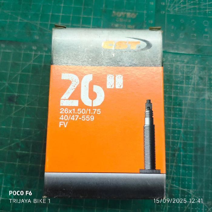 Stok Baru Ban Dalam CST 26 x 150/175 CST Presta Fv 36mm Pentil Kecil 3.6cm 26 x 1.50/1.75 CST