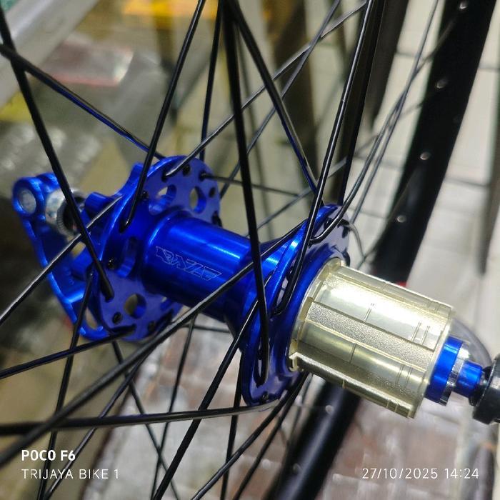 Wheelset Velg Set MTB 26 27.5 RAZE R6/R7 Disc Brake 32 Hole Jari Jari Stainless Six Bolt 6 Baut