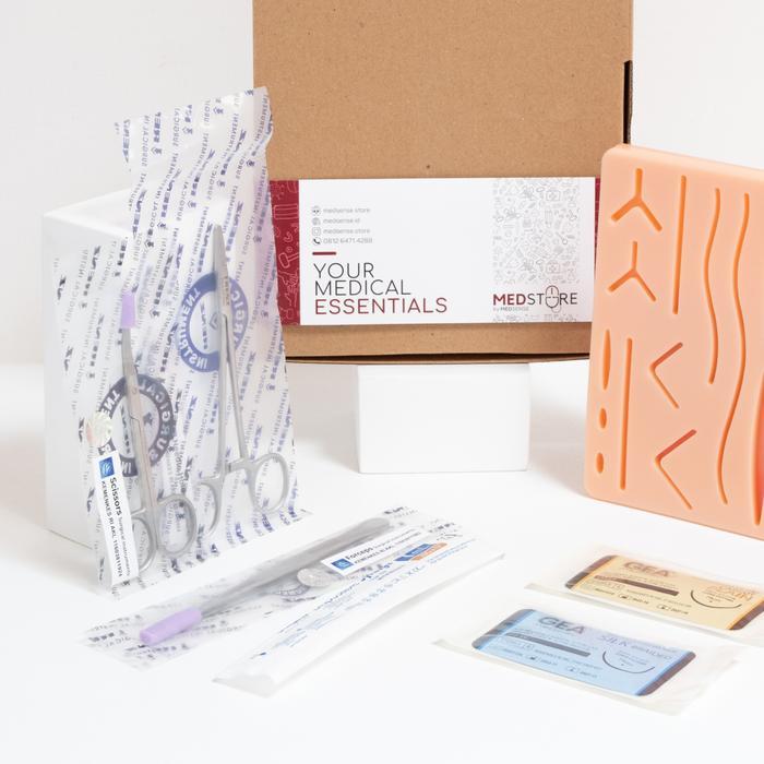 MEDDY SUTURE KIT HECTING SET HECTING KIT - LATIHAN JAHIT LUKA