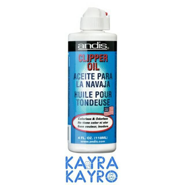 Andis Clipper Oil 118 mL - Minyak Alat Cukur Bulu Hewan Anjing Kucing