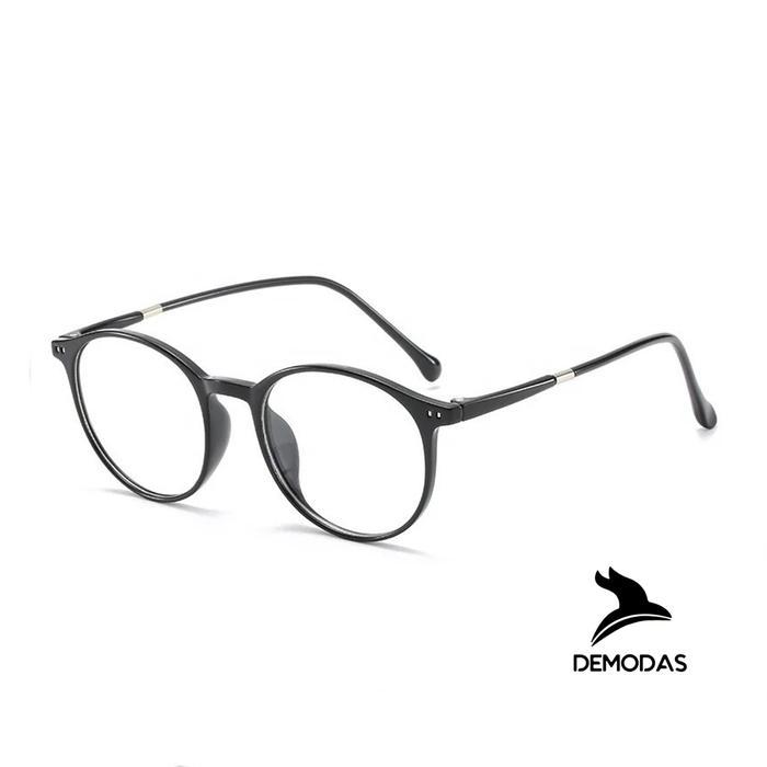 Kacamata Frame Lentur Plastik DG2126 Lensa Photochromic Bluechromic Demodas Glasses Antiradiasi