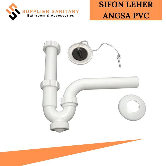 Onda Waterpro Sanitary - Sifon Wastafel/Sifon Leher Angsa/Sifon Abs Putih/Pembuangan Wastafel