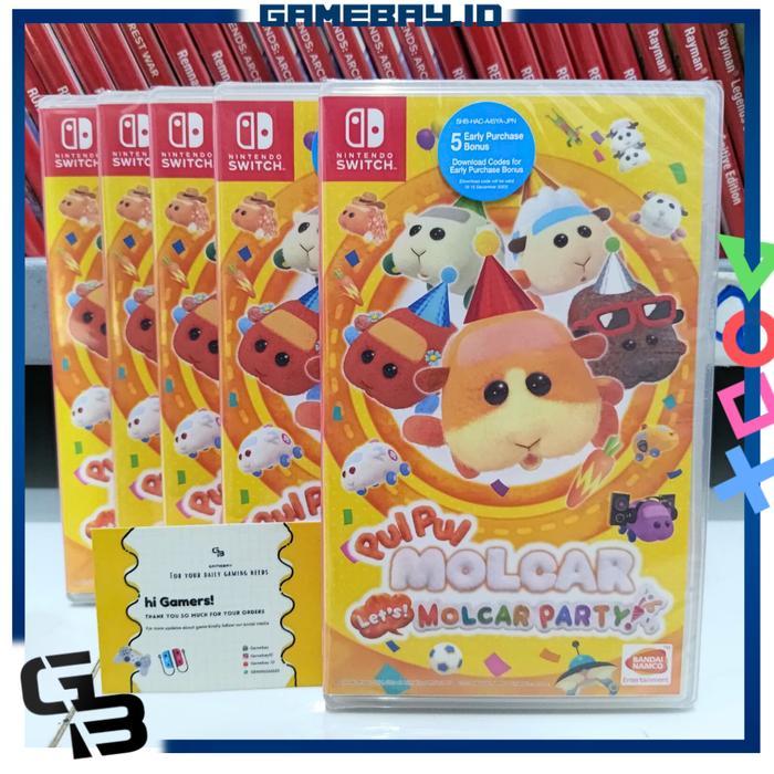NINTENDO SWITCH PUI PUI MOLCAR LET'S MOLCAR PARTY