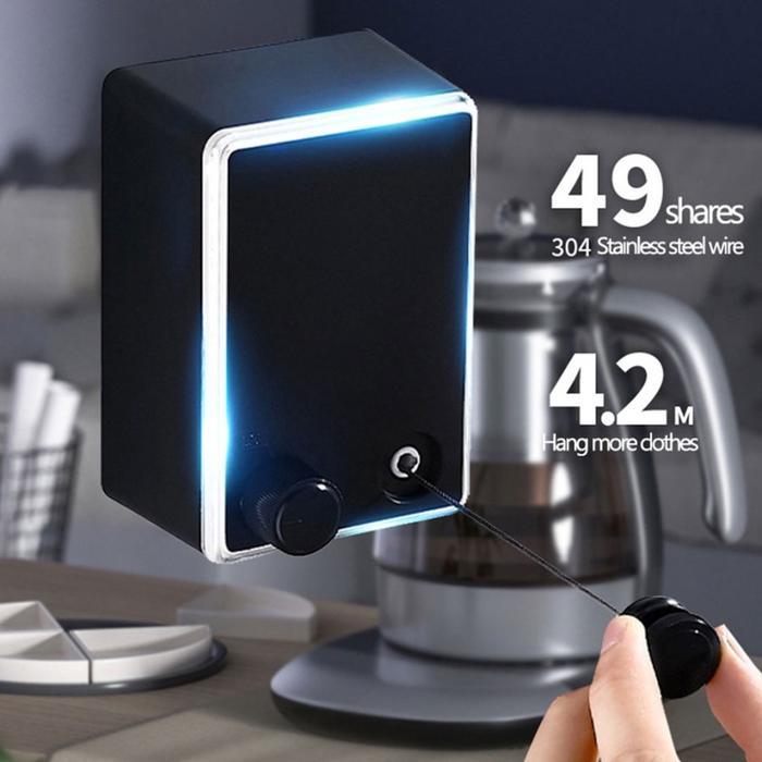 Promo Jemuran Kawat Teleskopik Portabel/Jemuran Portable/Tali Jemuran/Desain Yang Sangat Nyaman,