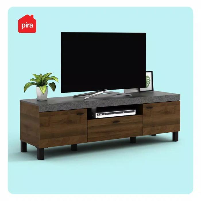 MEJA TV 150 CM LIVING ROOM BUFET TV LEMARI TV RAK TV BENEDICT TV 150 - PANJANG 150 HTM