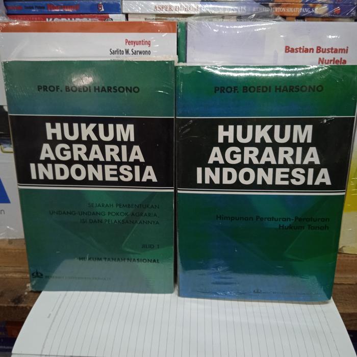 BUKU HUKUM AGRARIA SEJARAH DAN HIMPUNAN 2 BUKU BY PROF BUDI HARSONO SH
