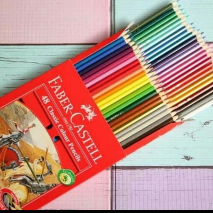 Pensil Warna Clasic Isi 48 Faber Castell