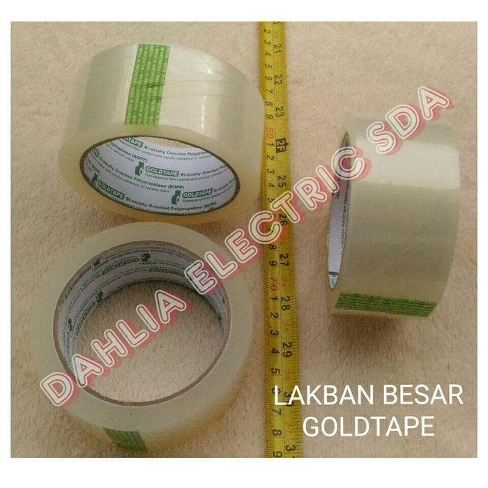 LAKBAN BENING/ISOLASI BENING GOLDTAPE Besar
