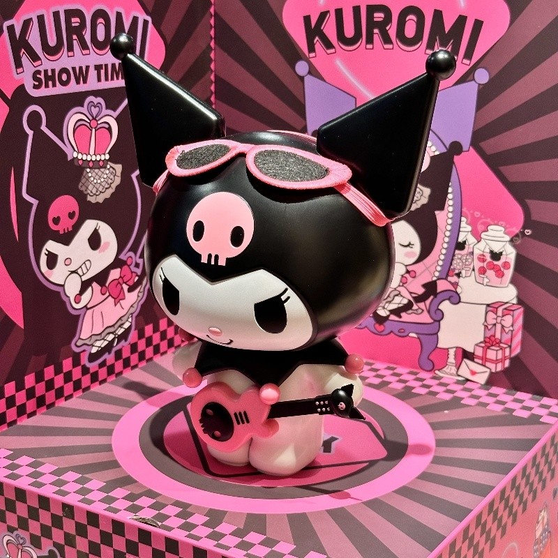 Genuine Kuromi Bluetooth Speaker Guitar Players Big Band Series Anime Soundbox Women'S Day Gifts