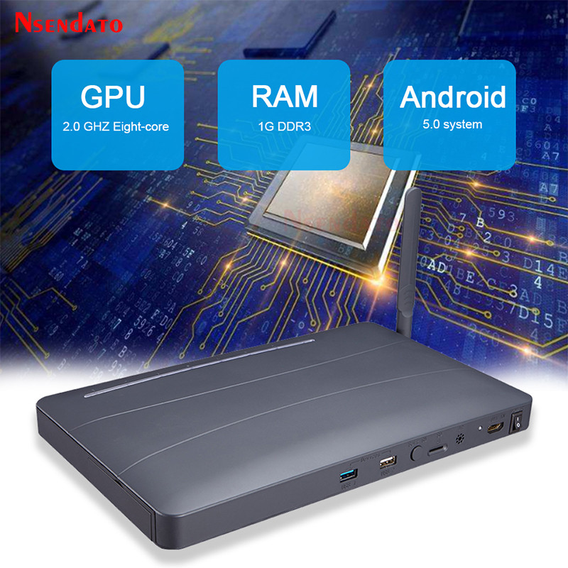 4K HDMI Multi Media Video Player 8 way HDMI TV Multimedia Hard Drive Player Android 4.4 MultiMedia