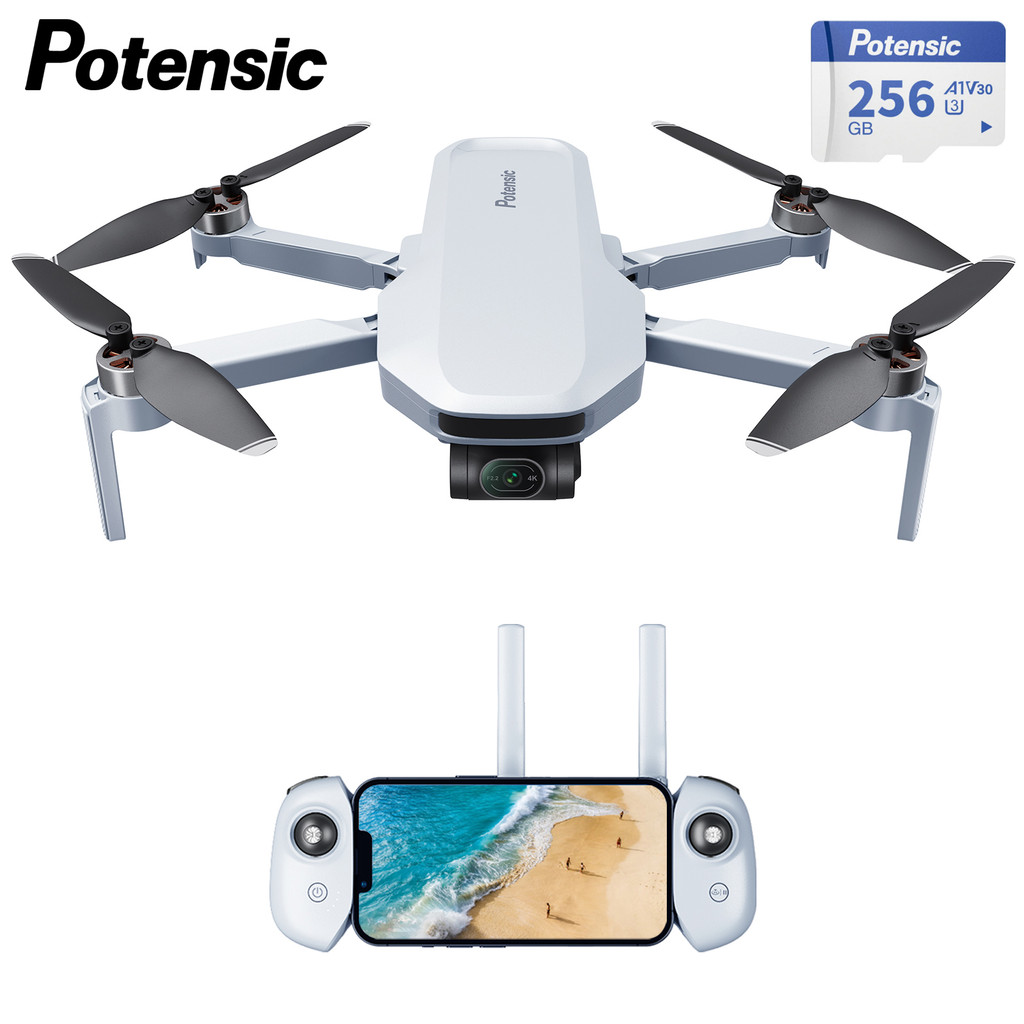 Potensic C0 4K Camera Drone Professional Mini Drone with 3 Axis Gimbal GPS 6KM Brushless RC Toys