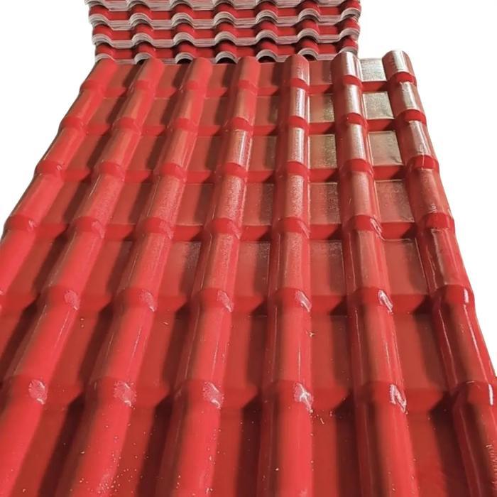 Atap Genteng Upvc Premium Tebal 1.6Mm Garansi Hitam Merah Coklat Bata Semitransparan Murah