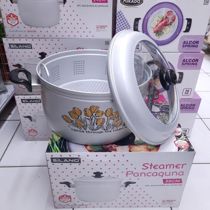 Maspion Panci Pancaa / Panci Kukus/ Dandang Kukus / Steamer 30Cm
