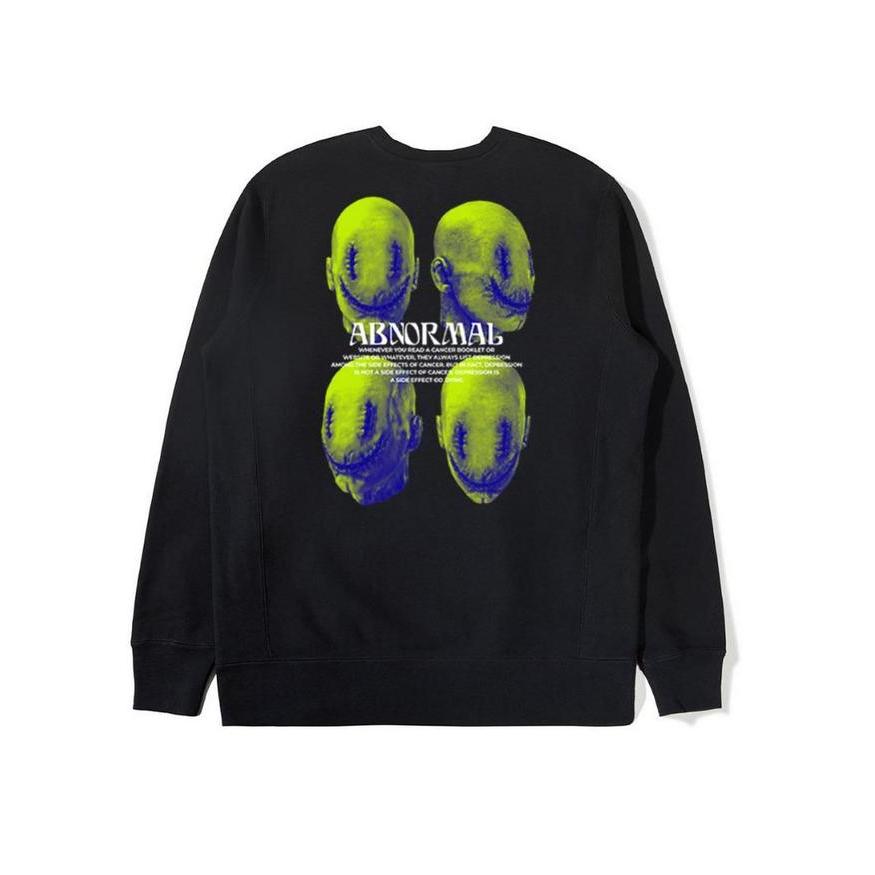 SNOVE - Abnormal - Distro Crewneck Black Fleece 280