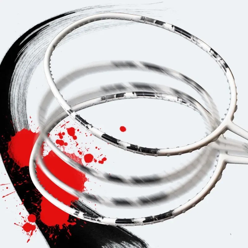 Genuine Badminton Racket Set Adult Badminton Racket Training Carbon Fiber Double Racket