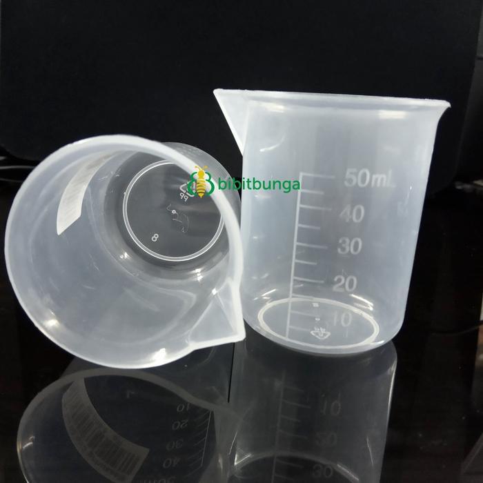 Gelas Ukur Murah 50Ml 50Cc Alat Takar Takaran Ukuran 50 Ml Cc Plastik Co