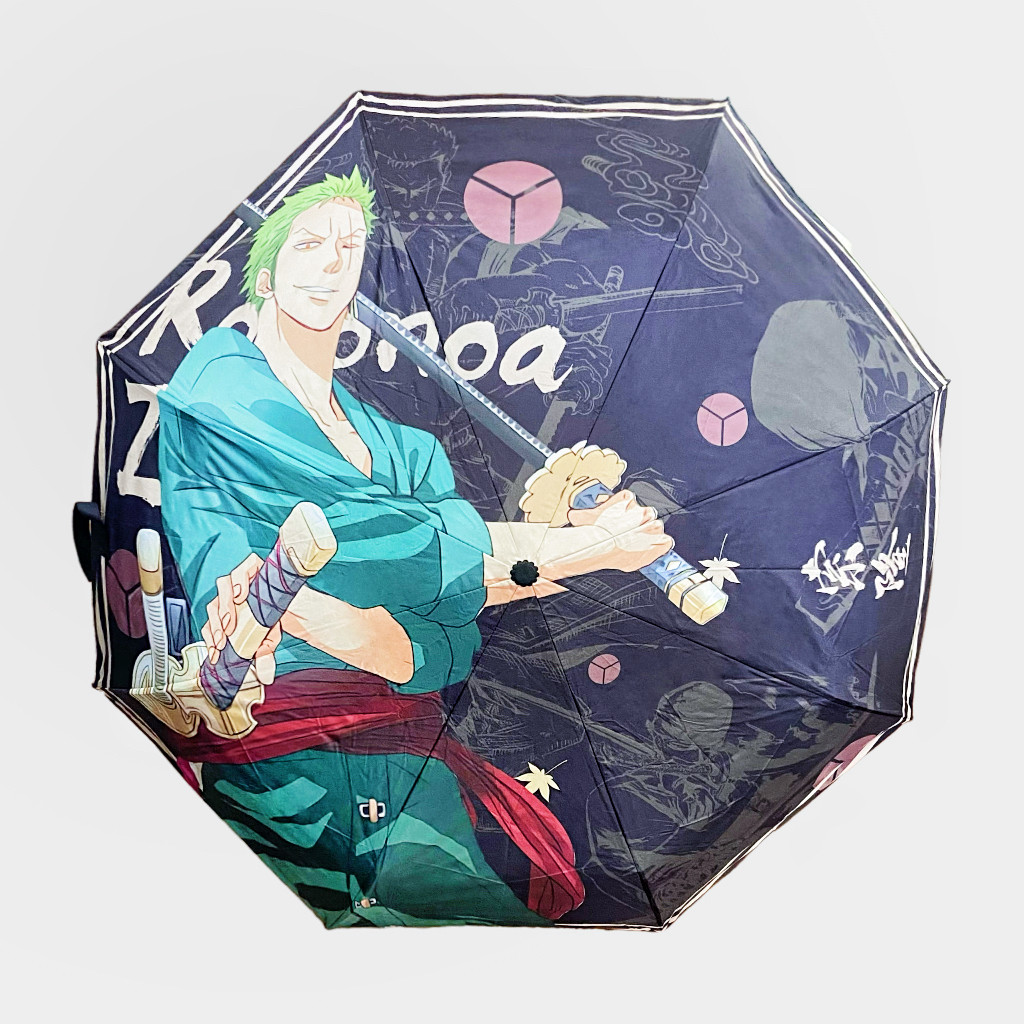 Roronoa Zoro Katana Umbrella Folding UV Samurai Sword Umbrellas Real Japanese Katana Anime Raincoa