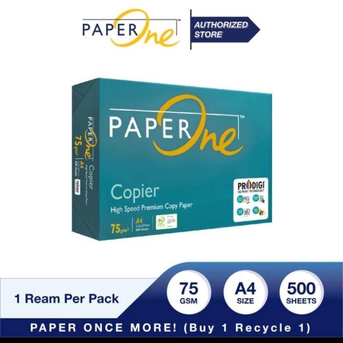 kertas a4 paperone 75 gr / kertas HVS A4 75 gr