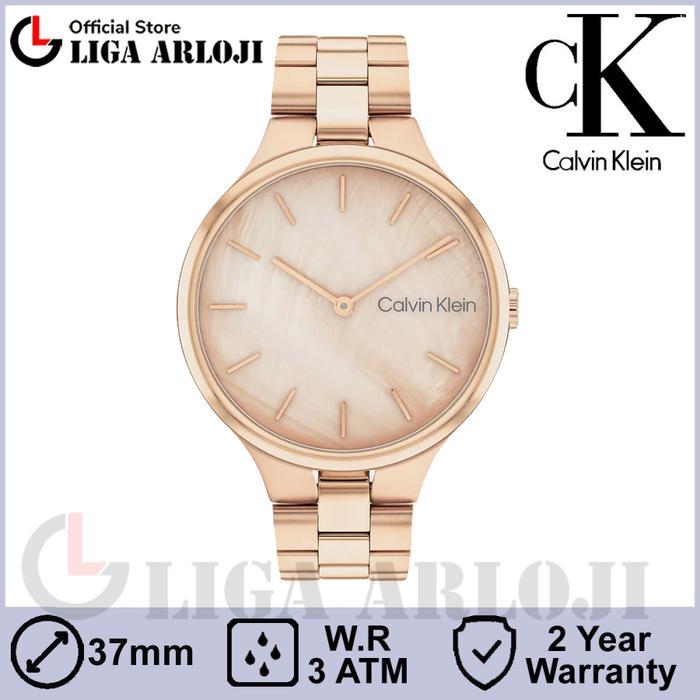 Sedia CALVIN KLEIN 25200427 Jam Tangan Wanita Analog Stainless Steel Original CK