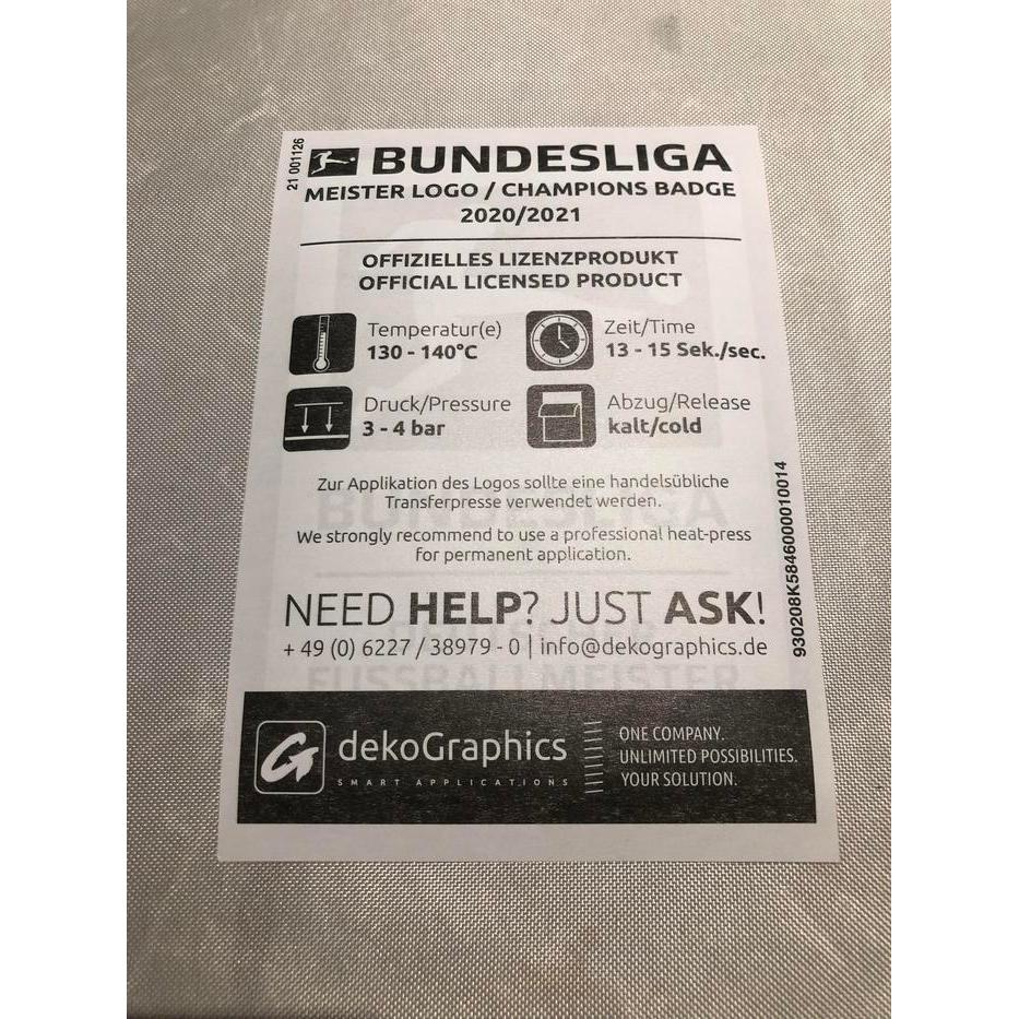 Patch Original Bundesliga Bayern Munich Champions 2020-21