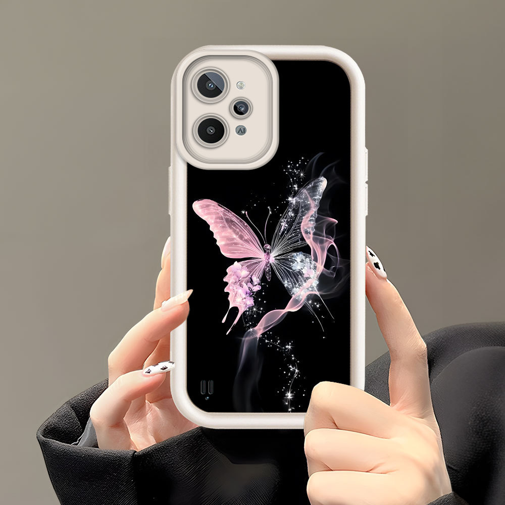 Casing Hp Untuk Realme C31 Phone Case Softcase Soft Imut Kesing Kupu Cassing DXH30 6164 TY