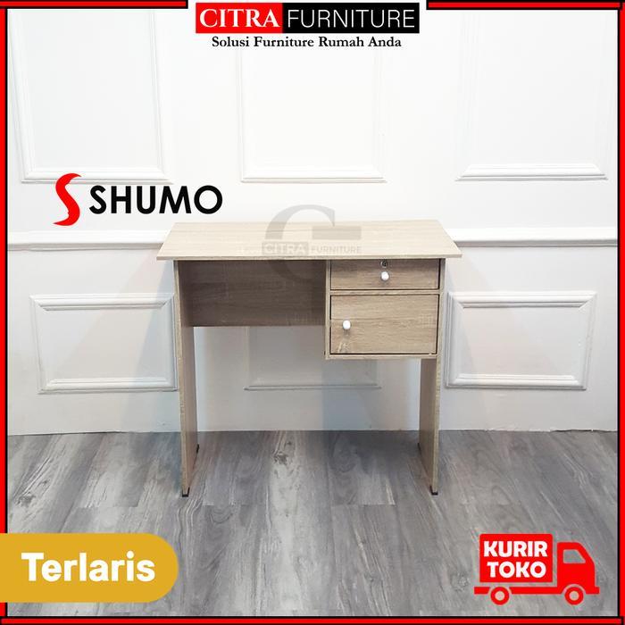 SHUMO Meja Tulis Kecil 80 cm Meja Kantor Kerja minimalis Meja Kasir