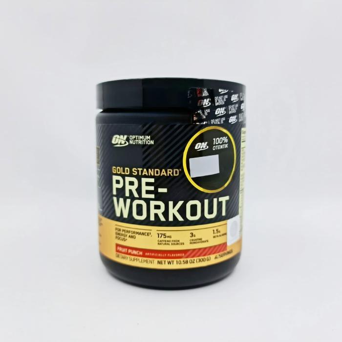 ASLI Gold Pre Workout ON 30 Servings Optimum Nutrition PreWorkout Pre-Workout BPOM NO Xplode BSN