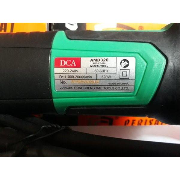 DCA AMD 320 MESIN MULTI CUTTER OSKILASI / MULTI TOOL AMD320