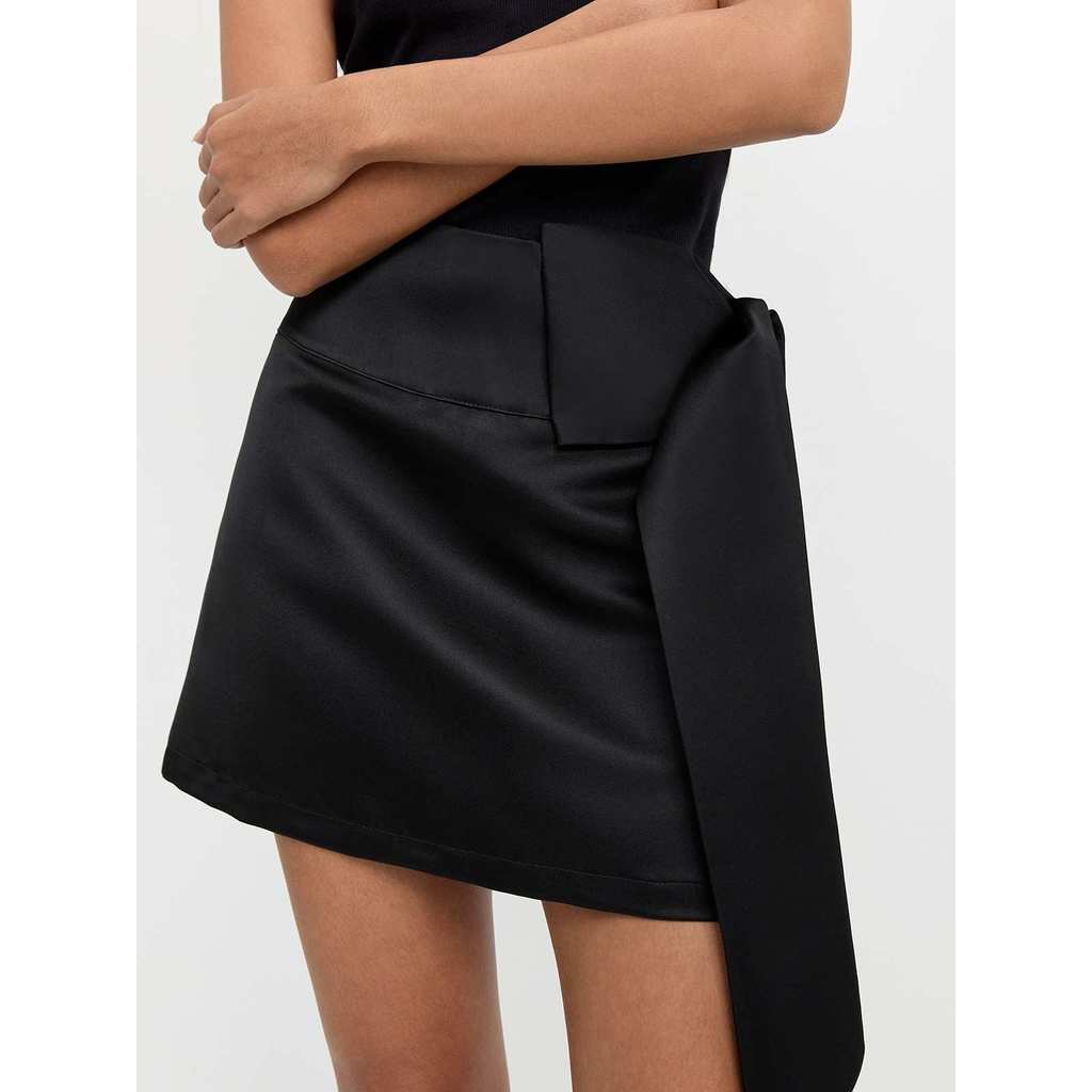 Pomelo. - Asymmetrical Skirt - Black