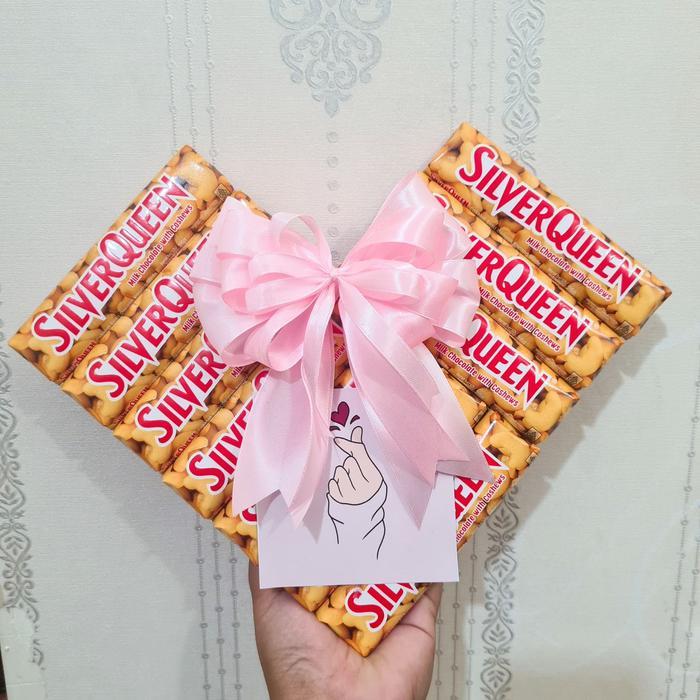 DISKON SILVERQUEEN LOVE / HAMPERS COKLAT / HADIAH ROMANTIS CEWEK COKLAT