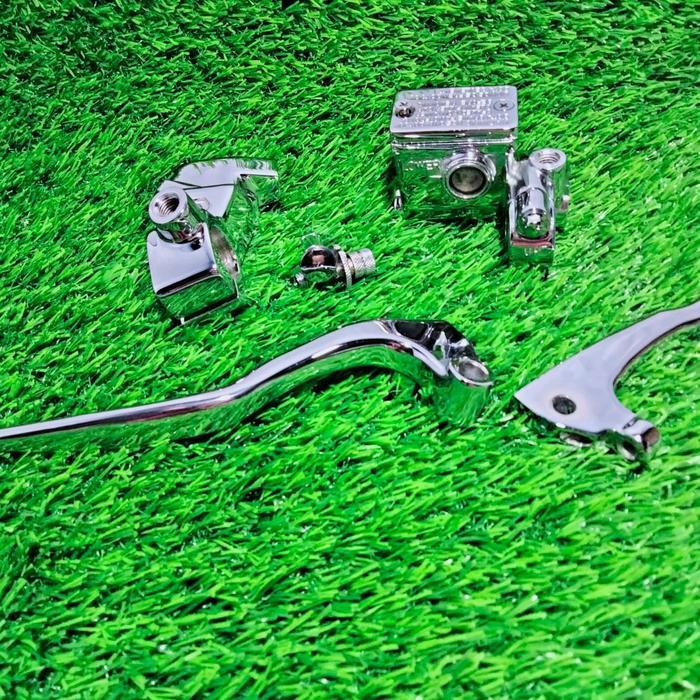 Cakram Atas Komplit Rx King Chrome