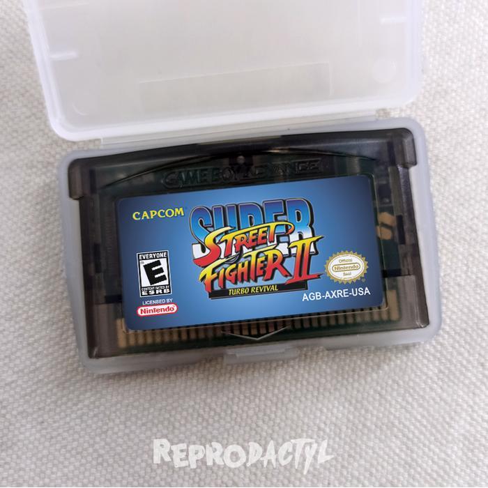 Kaset Super Street Fighter II 2 Turbo Revival Nintendo Gameboy Advance GBA SP DS Micro