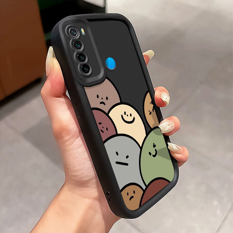 Casing Hp Xiaomi Redmi Note 8 Redmi Note 8T Redmi Note 8 Pro Case Bola kecil berwarna-warni yang luc