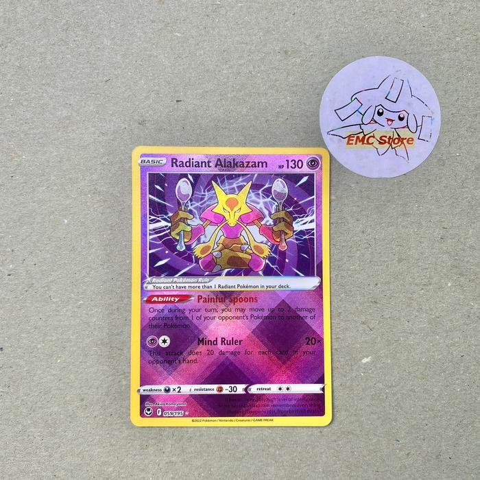 Pokemon TCG English - Radiant Alakazam