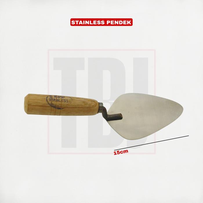 Cetok Semen Stainless Asli Sendok Semen Stenlis Original