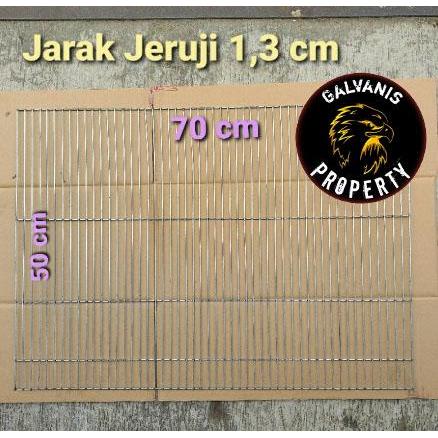RAM GALVANIS 50X70CM RAM 1,8CM / RAM SEKAT PAGAR KANDANG BESI HEWAN