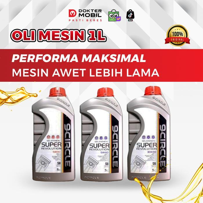 Oli Mesin Mobil Terbaik 9 Circle Synthetic Engine Oil Wert Plus 1L 5W30 5W40 10W40