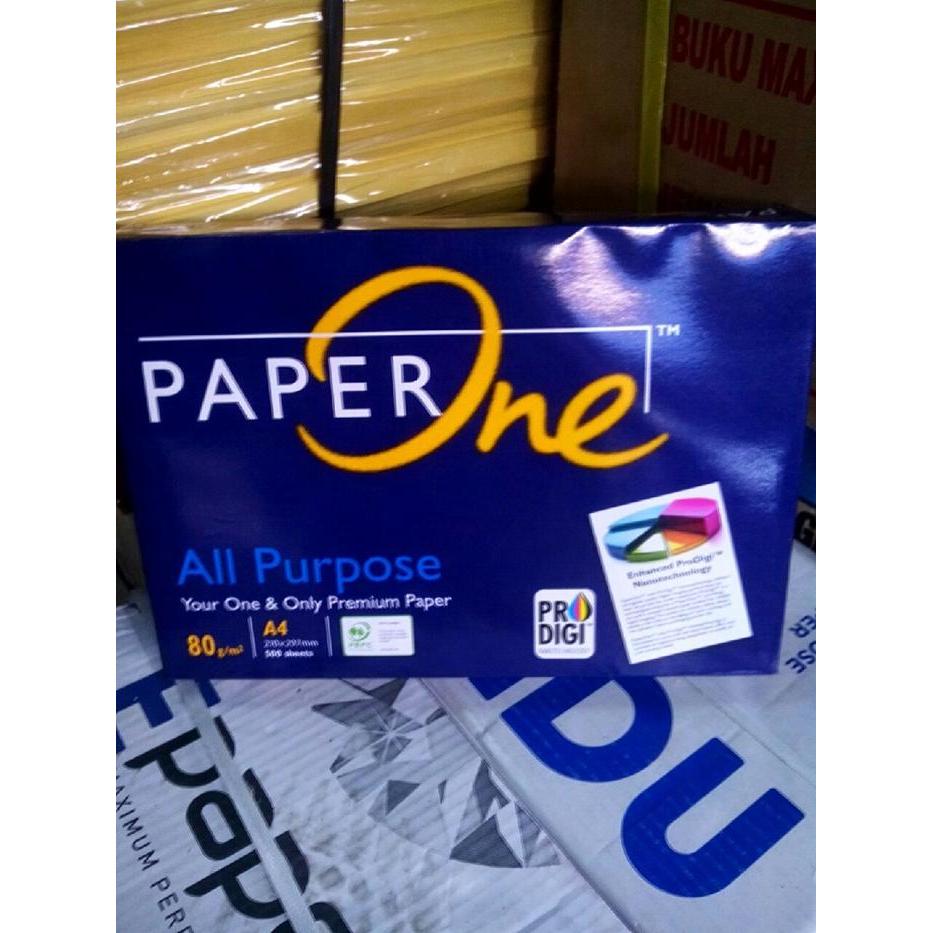 KERTAS PAPER ONE A4 80 GRAM