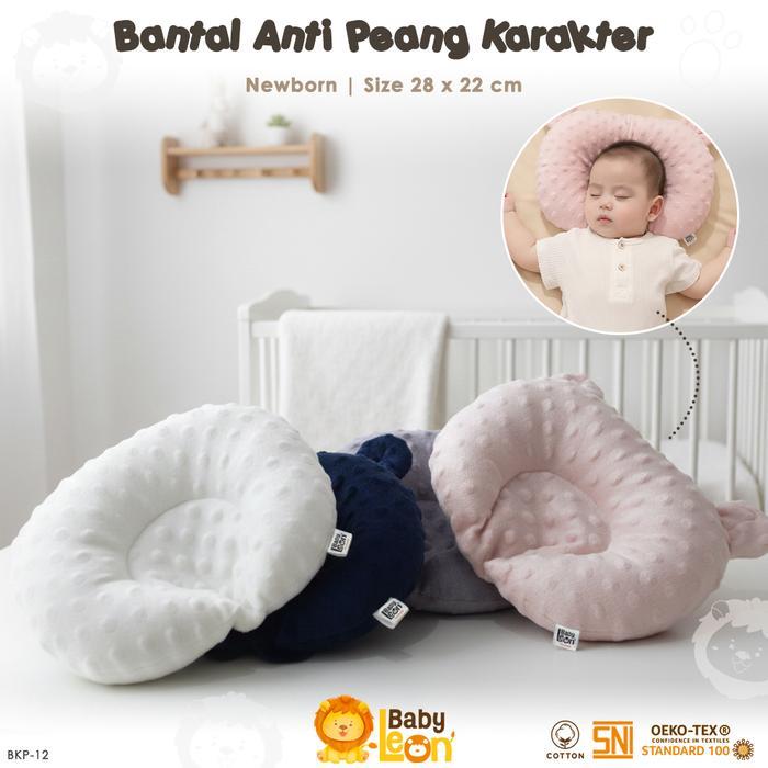 BABY LEON Bantal Bayi Bantal Anti Peyang Bantal Bayi Baru Lahir Bantal Tidur Bayi Perlengkapan Tidur