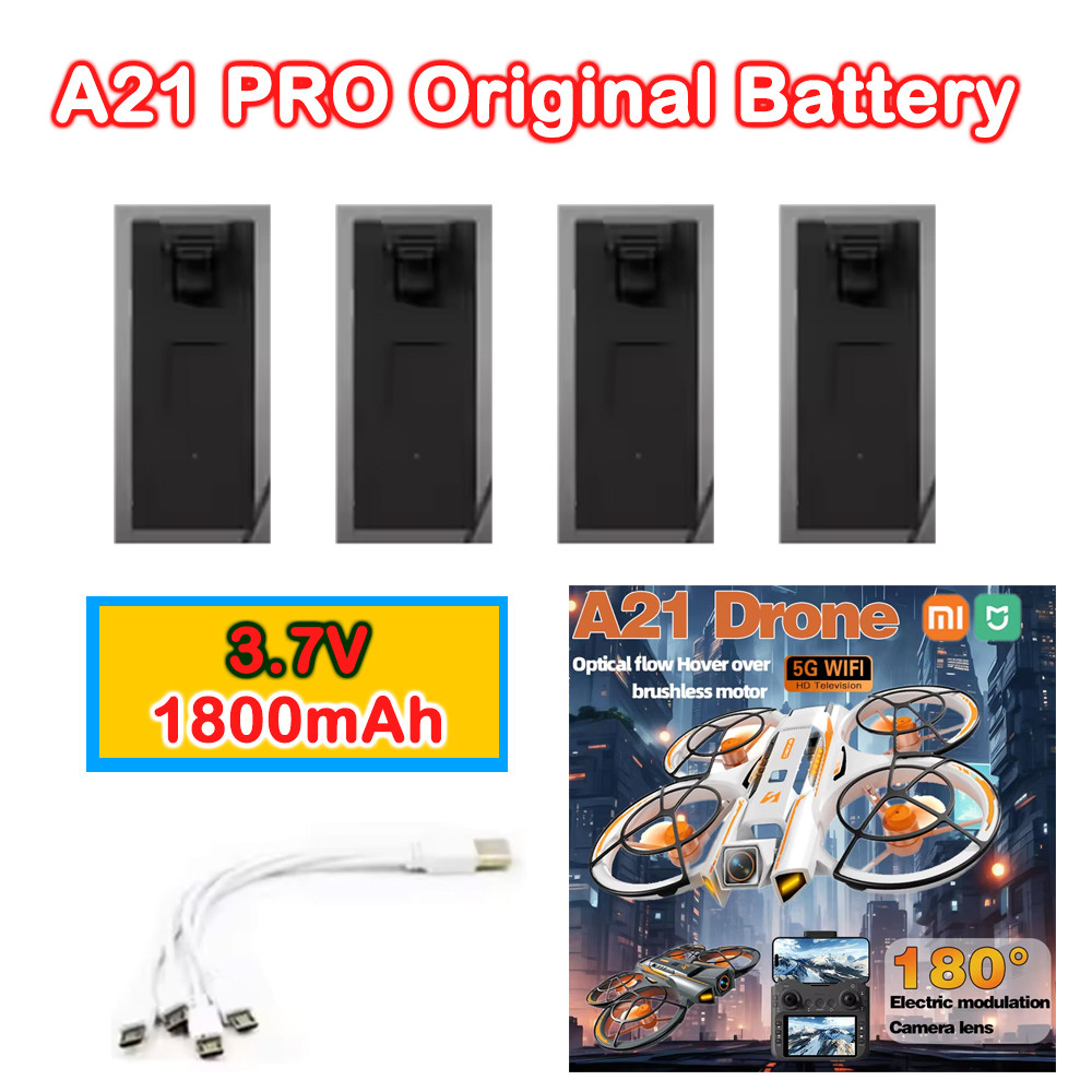 3.7V 1000Mah Battery For A21 Pro Drone Original Battery Spare Part A21Pro Toy Quadcopter Battery