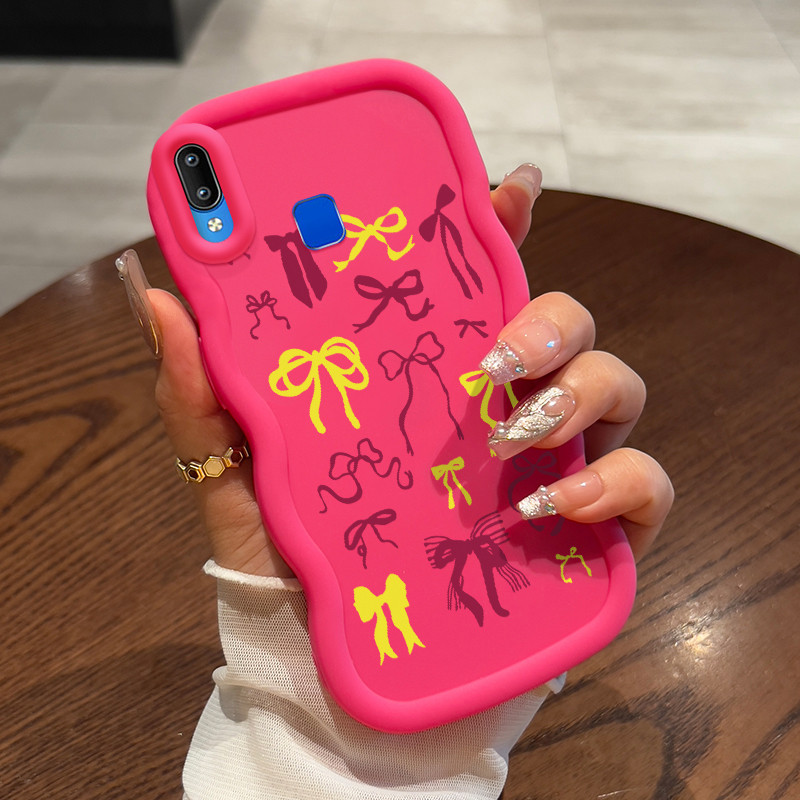 Casing Untuk VIVO Y91 Y91i Y93 Y95 Case Casing Kumpulan Merah Biru pola HP Cesing lunak Silikon Soft